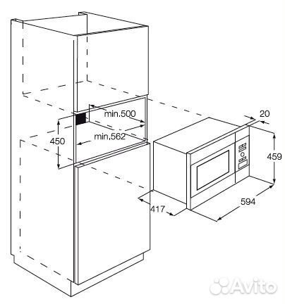 Микроволновая печь AEG mc 2664 em