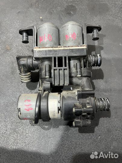 Клапан печки с доппомпой M60 BMW E38