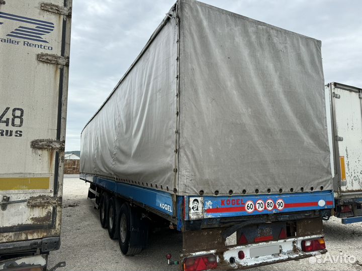 Полуприцеп шторно-бортовой Kogel SN24, 1999