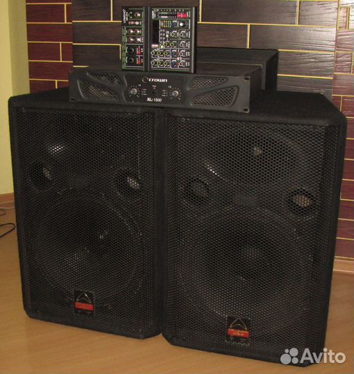 Колонки EVP 1200W 2шт Pro D15