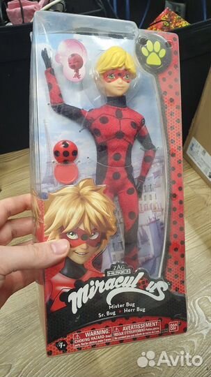 Кукла Miraculous супер кот адриан леди баг