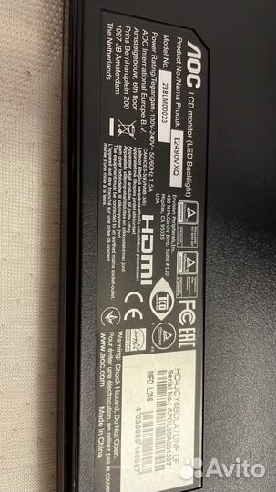 Игровой монитор aoc