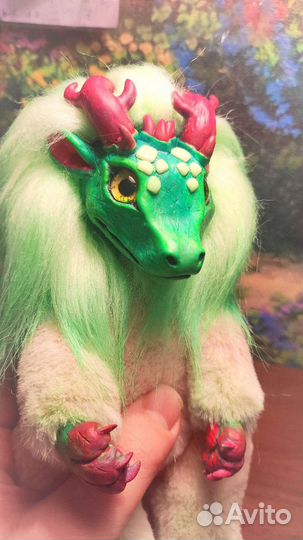 Игрушка плюшевая на заказ ручной работы дракон