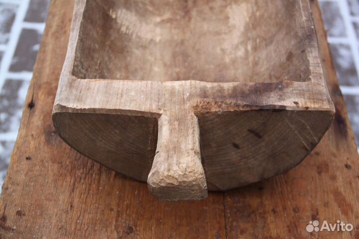 Корыто старое сручкой Корытце старинное деревянное