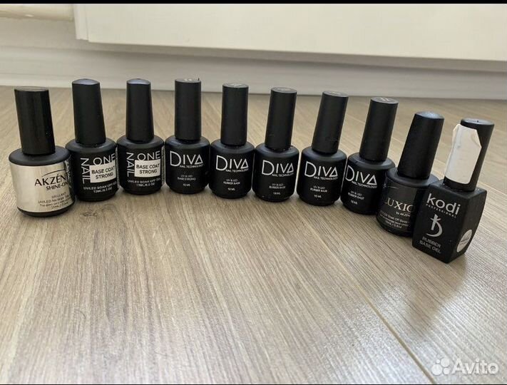 Базы и топ luxio, one nail, diva, kodi