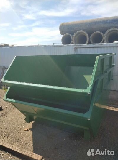 Контейнер (бункер) для мусора 8 м3. Сталь 3/2