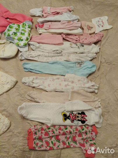 Вещи на девочку 68-80 см