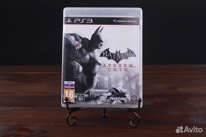 PS3 Batman Arkham City 3D Обложка