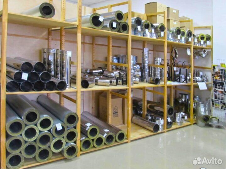 Дымоход 4 м Комплект Прямой Диаметр 115х200