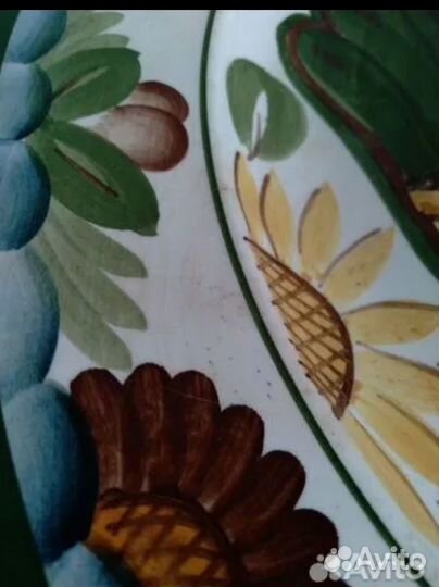 Менажница СССР и тарелка Петух зик, гвз, Дулево