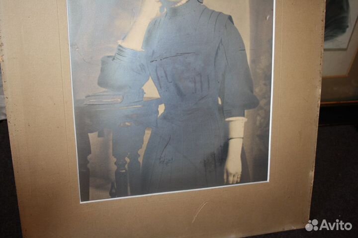 Портрет. Старинный. Рама, картина