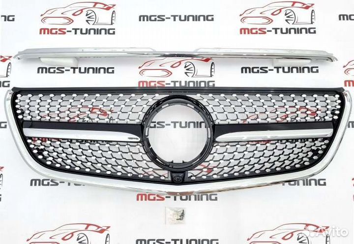 Решётка Mercedes Vito w447 Diamond black 14-18