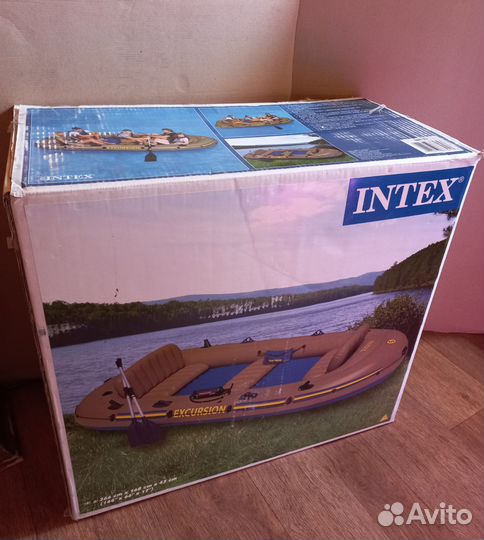 Надувная лодка Excursion-5-Set пятиместная intex