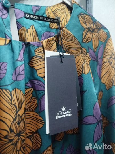 Блузка снежная королева 46