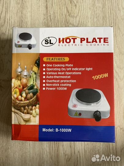 Плита электрическая 1 комфорка 1000W