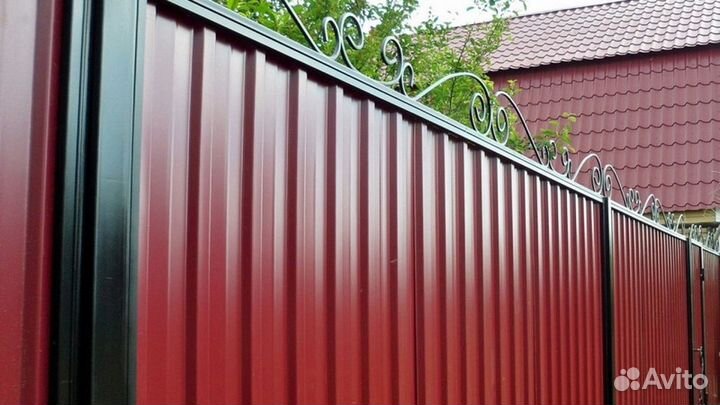 Забор из профнастила