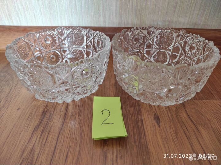 Хрусталь СССР в ассортименте