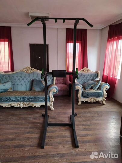 Турник брусья пресс 3 в 1 напольный цельносварной