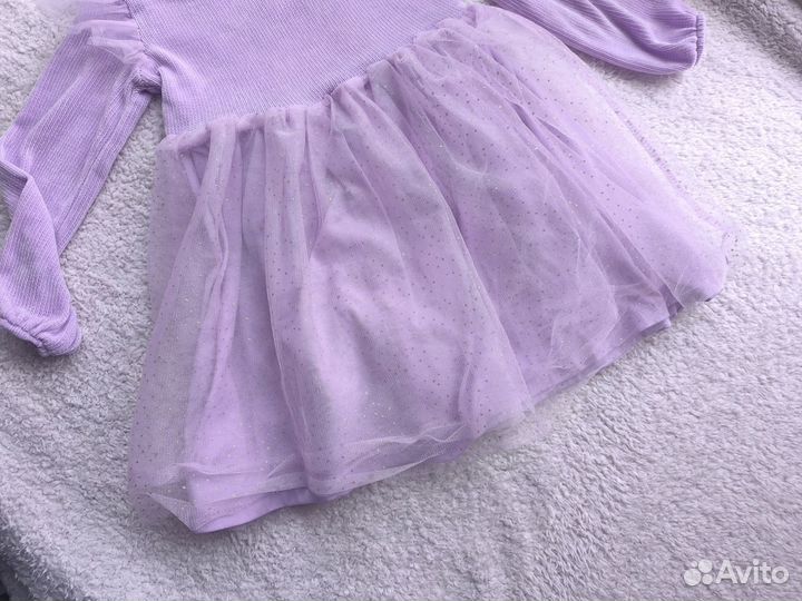 Платье сиреневое 110-116 H&M для девочки