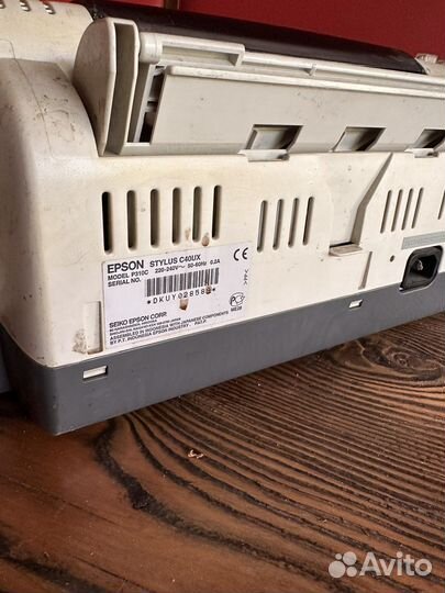 Цветной струйный принтер epsom stylus C40UX