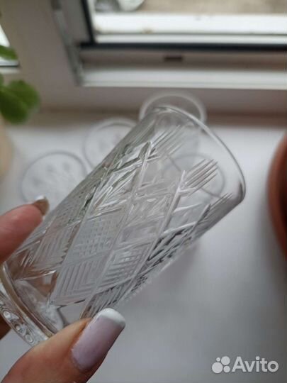 Хрусталь СССР (стопки,конфетница,графин)