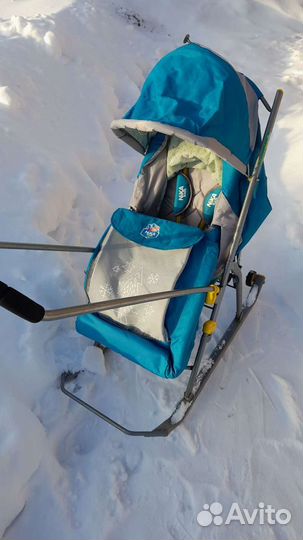 Детские санки коляска