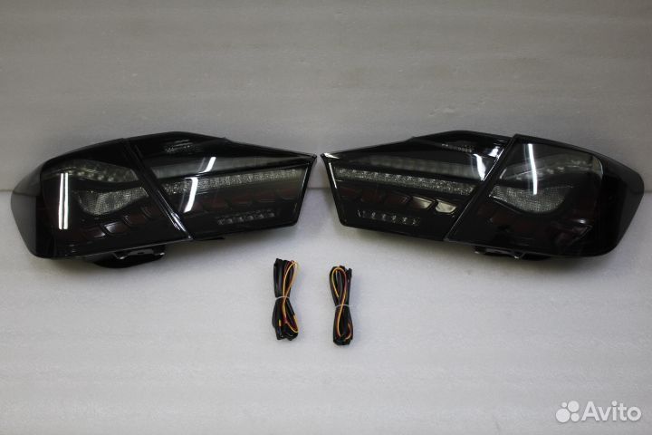 Camry 50 LED Стоп сигналы стиль BMW дымчатые E2ND7