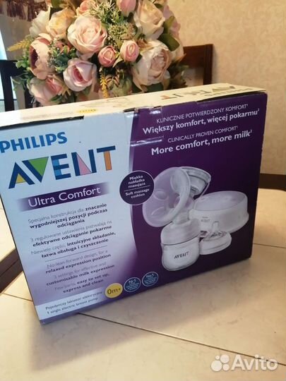 Молокоотсос avent электрический