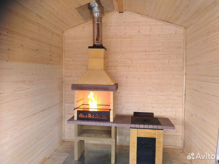 Печь под казан из кирпича шамот с доставкой