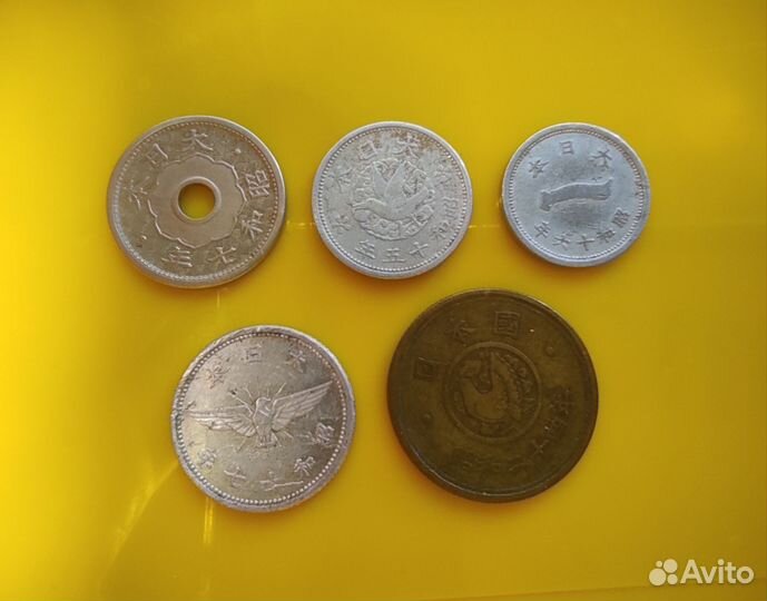 Монеты Японии 1930-1940-е гг