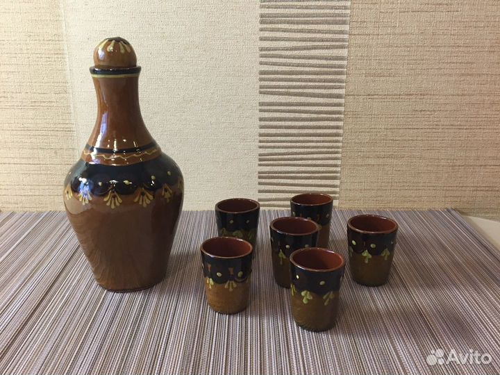 Керамический набор для спиртных напитков