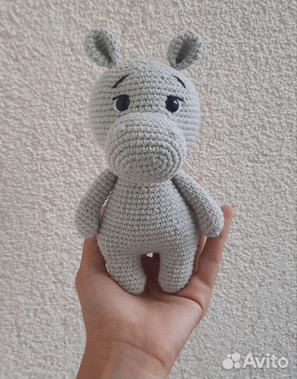 Мягкая игрушка Бегемотик