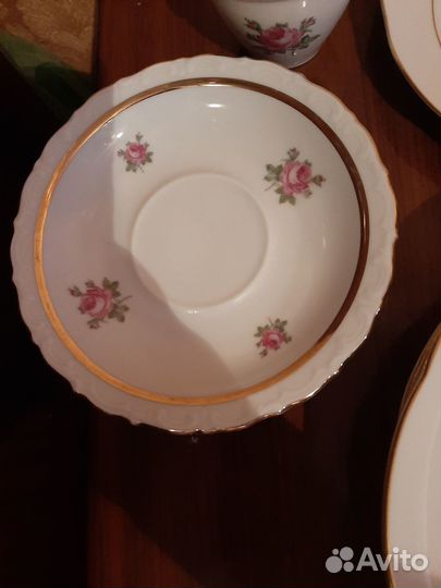 Фарфоровый сервиз (Kahla роза) ГДР