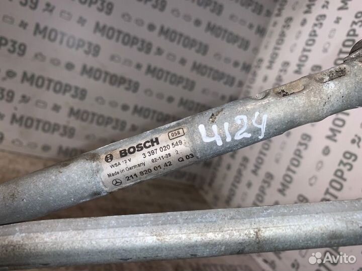 Трапеция дворников Mercedes-Benz E-Class 2007