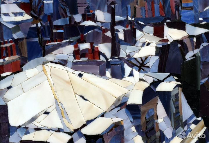 Мозаика по мотивам картины Гюстава Кайботта