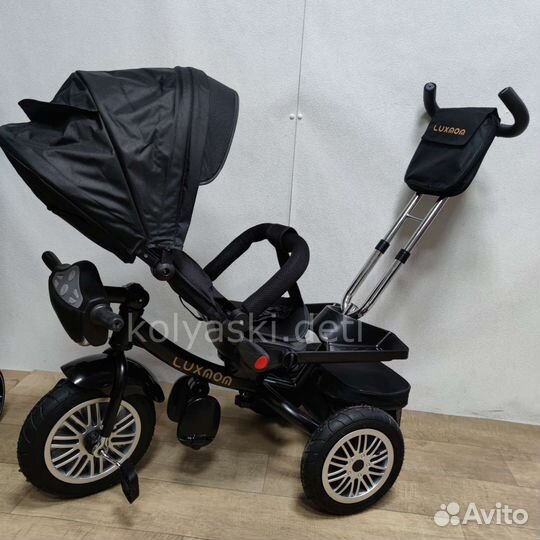 Трехколесный велосипед Luxmom BMW 760 черный