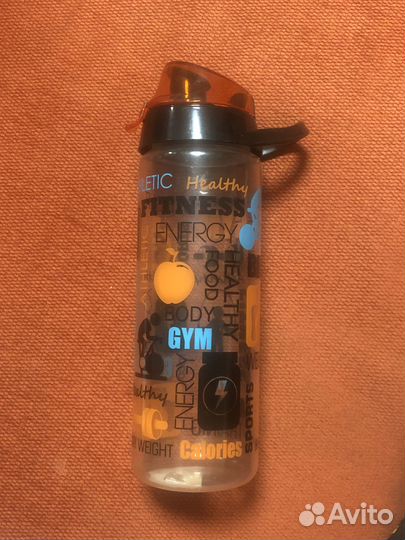 Бутылка для воды спортивная, 750 мл