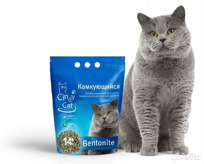 Древесный наполнитель, комкующийся для кошек