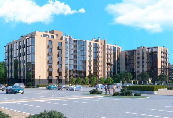 2-к. квартира, 50,1 м², 12/14 эт.