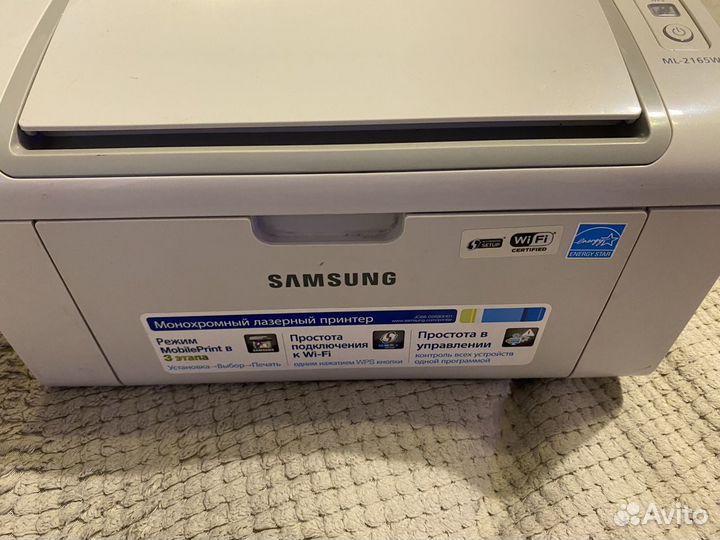 Б/У принтер Samsung ml-2165w с дефектом, б.у