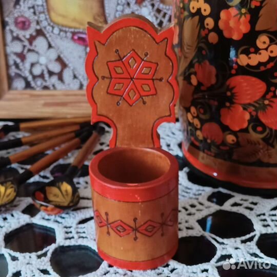 Хохлома, расписное дерево