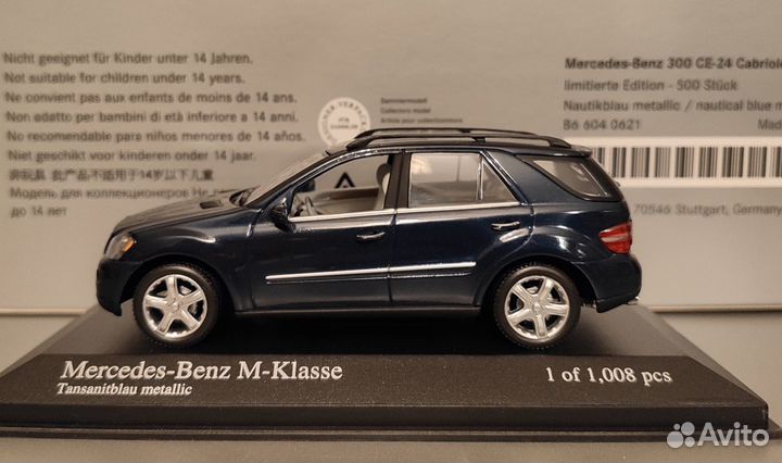Mercedes-Benz M-Class (ML), 1:43, Minichamps