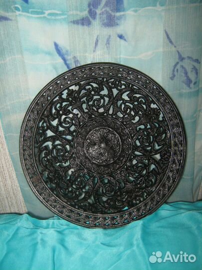 Каслинское литье тарелка