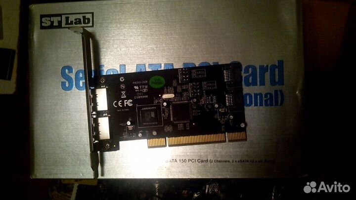 Новый Контроллер ST-lab pci card A 173 SATA 150