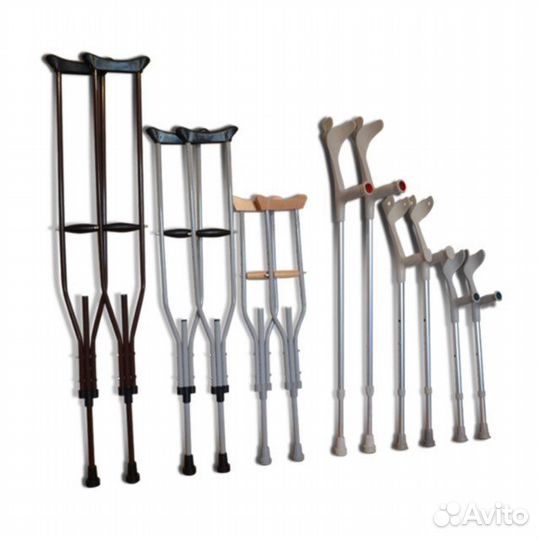 Костыли подмышечные под локоть