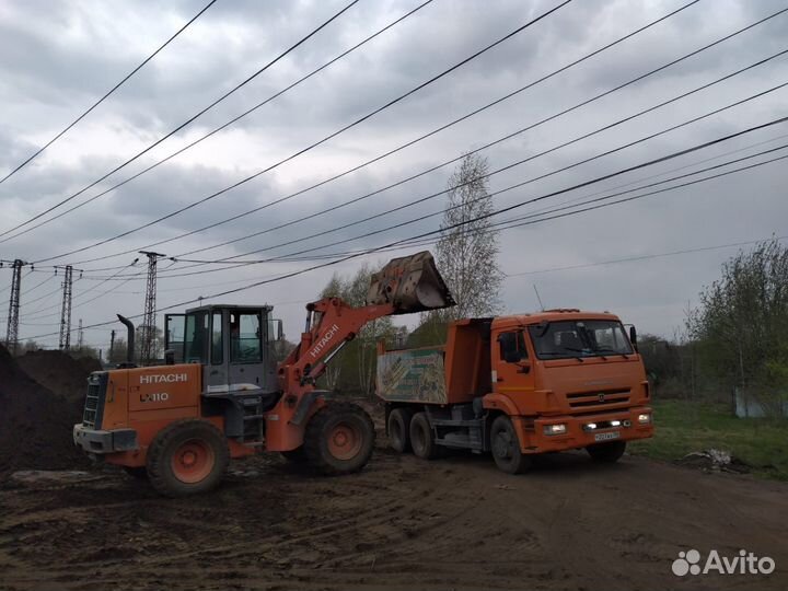 Чернозем в мешках(50л), валом от 1 до 25м3