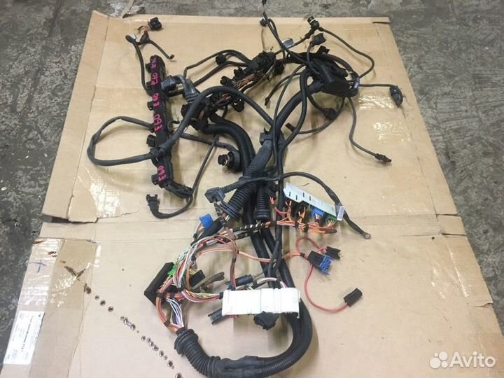 Коса моторная проводка двигателя N52 BMW 5 E60 E61