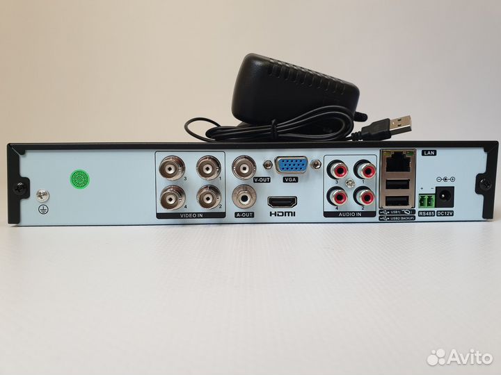 Набор видеонаблюдения 5 Мп уличный 4 камеры