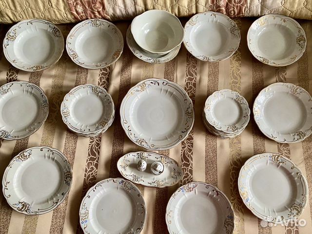 Столовый сервиз фарфор СССР