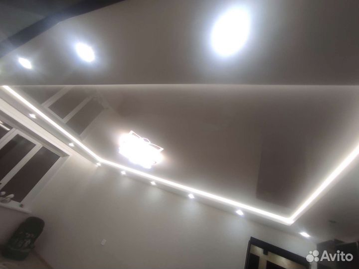 Натяжные потолки установка